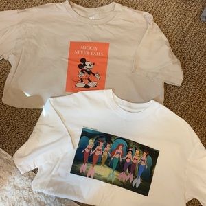 NWOT Disney Uniqlo Shirt Bundle